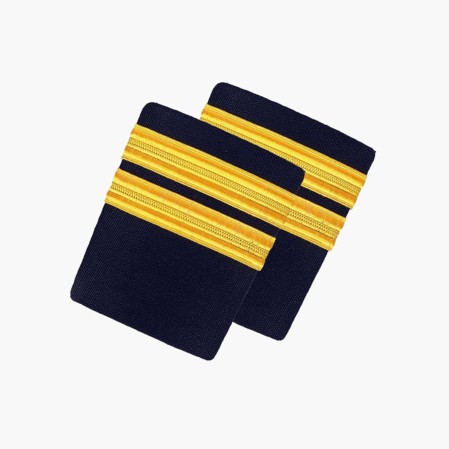 Epaulettes Double Bar Gold (Black)