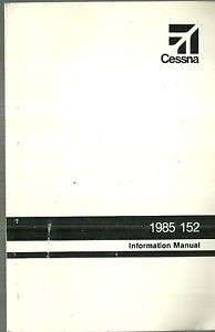 cessna 152 information manual 1985