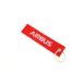 Airbus Remove Before Flight Safety Tag Keychain red aviation tag