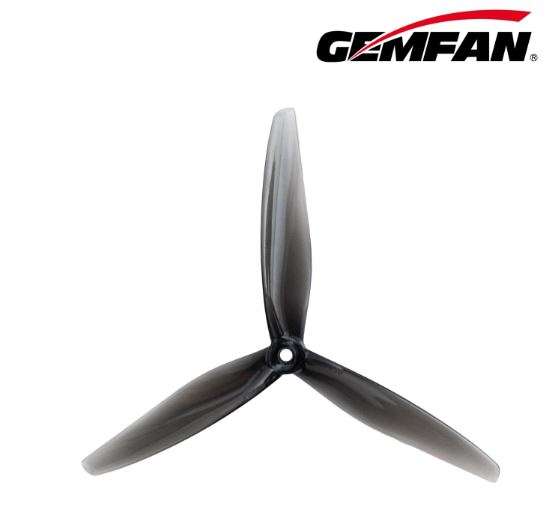 Gemfan 7050 Hurricane PC 3 Blade – Clear Gray (2 Pairs)