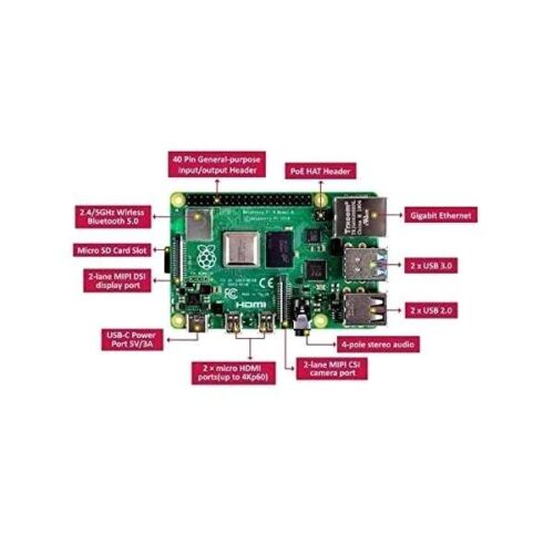 Raspberry Pi 4 Model B with 4GB RAM