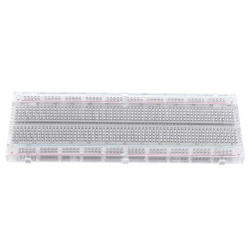 Transparent 830 Points Solderless Breadboard