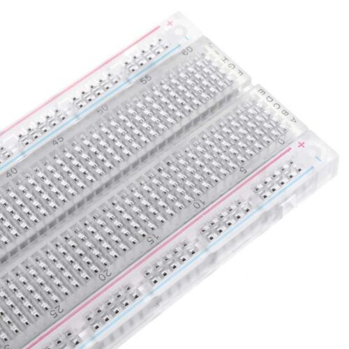 Transparent 830 Points Solderless Breadboard