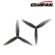 Gemfan 7050 Hurricane PC clear gray three-blade propeller close-up