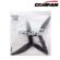 Gemfan 7050 Hurricane PC three-blade propeller profile view