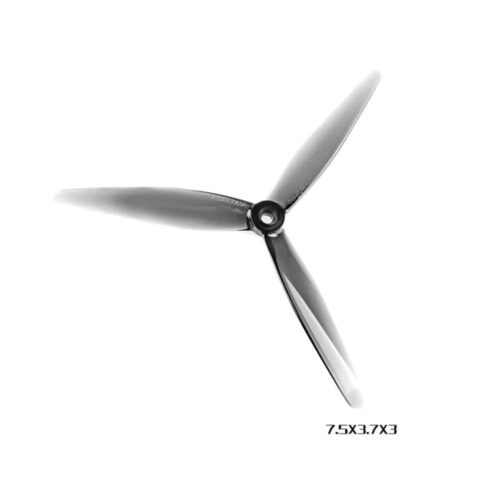 HQProp 7.5X3.7X3 Light Grey (2CW+2CCW)-Poly Carbonate Triblade Propeller (2)