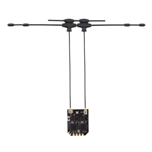 XR4 Gemini Xrossband Dual-Band ELRS Receiver with diversity antennas.