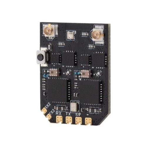 XR4 Gemini Xrossband Dual-Band ELRS Receiver with diversity antennas.