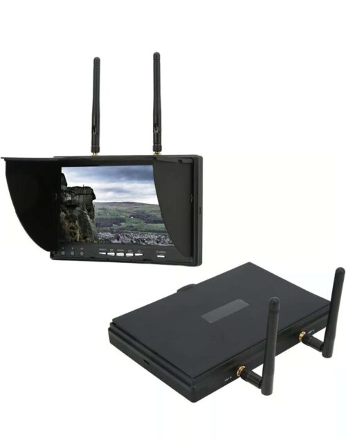 FPV Receiver Monitor 5.8GHz 40 Channels 7 Inch LCD Screen for drone video transmission