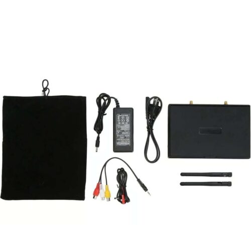 FPV receiver monitor with 5.8GHz 40 channels and 7-inch LCD screen for drone video display