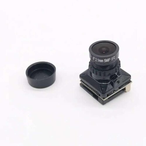 JINJIEAN MINI B19 FPV camera in black 1500TVL resolution for racing drones.