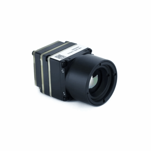 High resolution 256 thermal imaging camera mounted on FPV drone for aerial inspection
