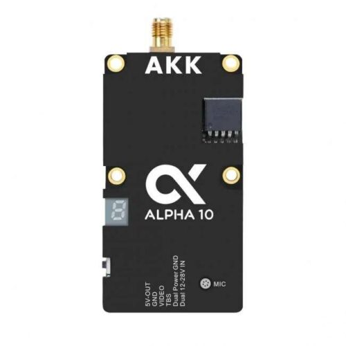 AKK Alpha 10 5.8GHz 10W 80CH VTX (3) AKK Alpha 10 10W 5.8GHz VTX front panel
