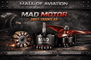 MAD 2807 1300KV FPV motor for 6S drones