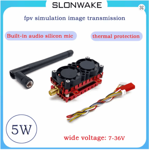 SLONWAKE 5W VTX dual fan cooling system