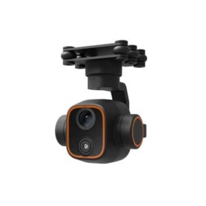 Skydroid C12 three-axis stabilized gimbal camera mounted on drone for smooth aerial imaging