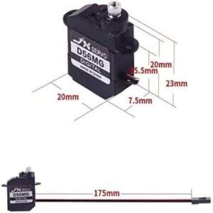 REES52 JX PDI-D56MG 56g metal gear digital coreless servo motor