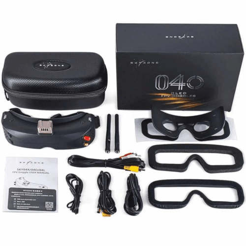 Skyzone SKY04O PRO FPV Goggles with OLED screen and Steadyview receiver