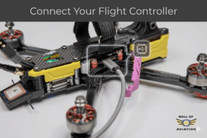 flash and update betaflight firmware by connecting flight controller via USB cable to configurator