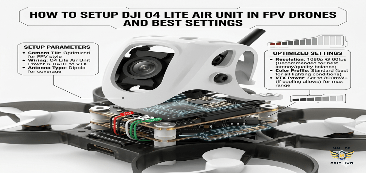 dji o4 lite air unit setup fpv drones