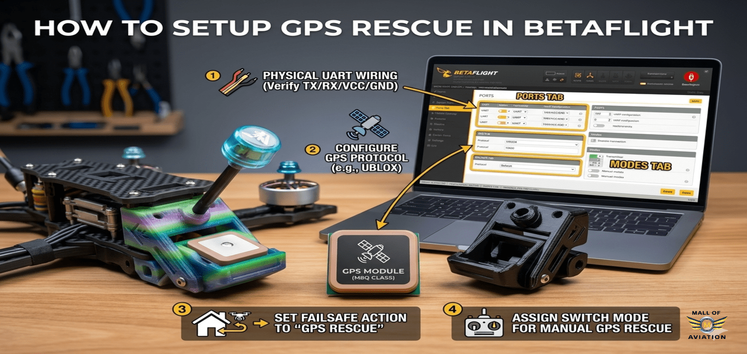 gps rescue in betaflight setup fpv drone return to home configuration