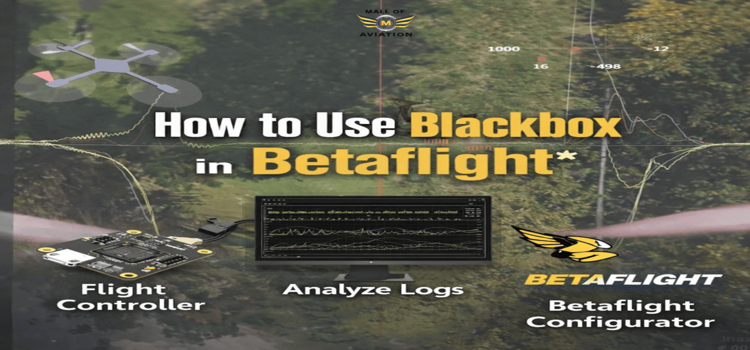 Betaflight Blackbox setup and logging for drone flight analysis on a flight controller