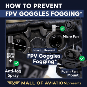 prevent goggle fogging when you fly FPV drones in winter with anti-fog tips and preparation