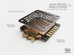 fix analog fpv video issues ESC shielding method