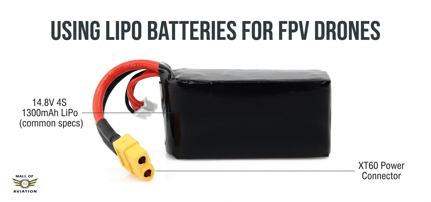 using lipo batteries for fpv drones safely