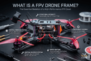 what is an fpv drone frame structural components