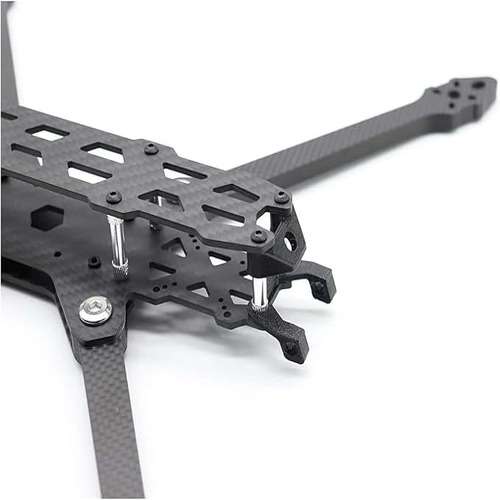 atom-10-inch-folding-frame-carbon-drone-frame The robust carbon fiber structure of the Atom 10-inch Folding Frame provides excellent strength-to-weight ratio. This design improves flight stability and ensures long-term durability for demanding FPV applications. The frame is suitable for both freestyle and long-distance drone missions.