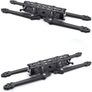 Carbon fiber structure of Atom 10-inch folding drone frame for FPV drones