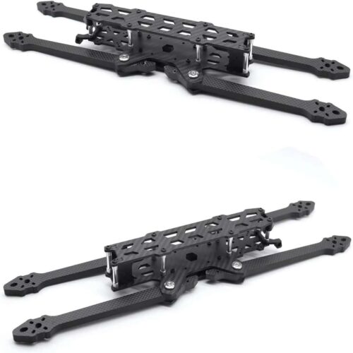 atom-10-inch-folding-frame-carbon-fiber-structure Carbon fiber structure of Atom 10-inch folding drone frame for FPV drones