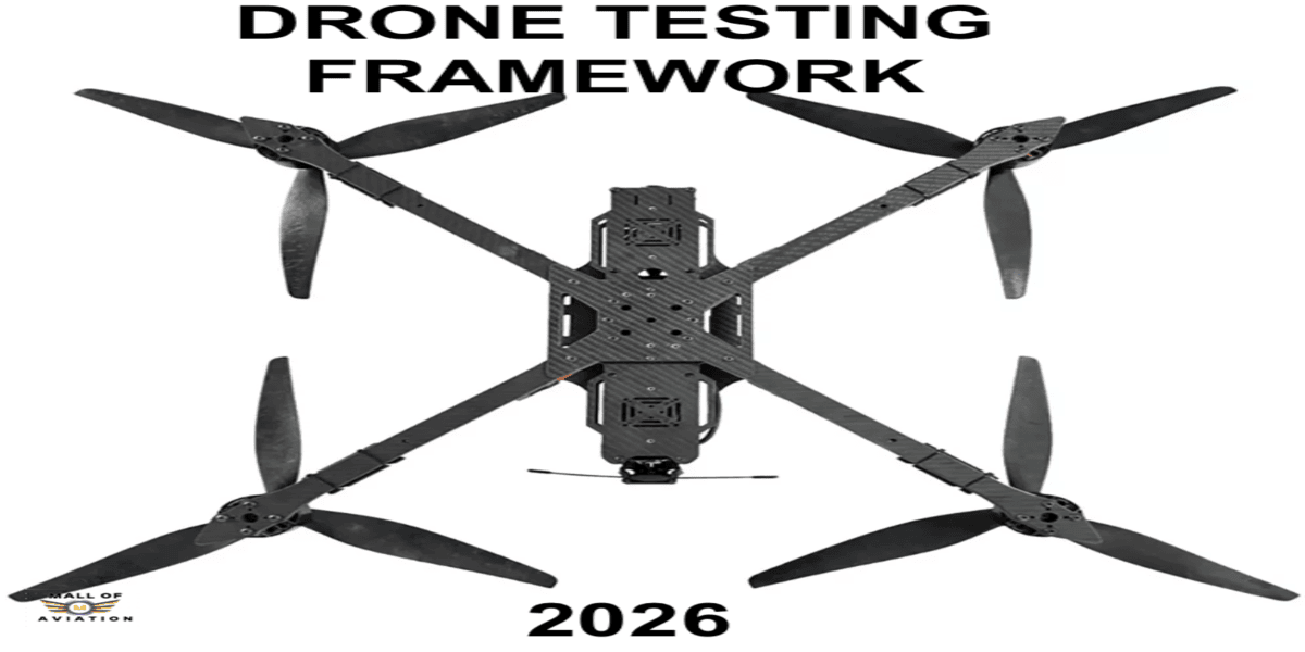 “Drone testing framework in India showing UAV testing and regulatory compliance setup”